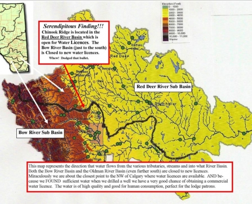 Chinook Ridge map